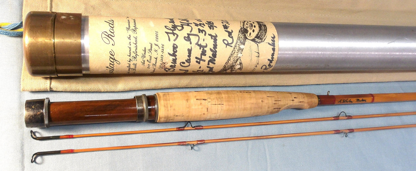 Art Weiler 7'6" 2 tip Bamboo Rod