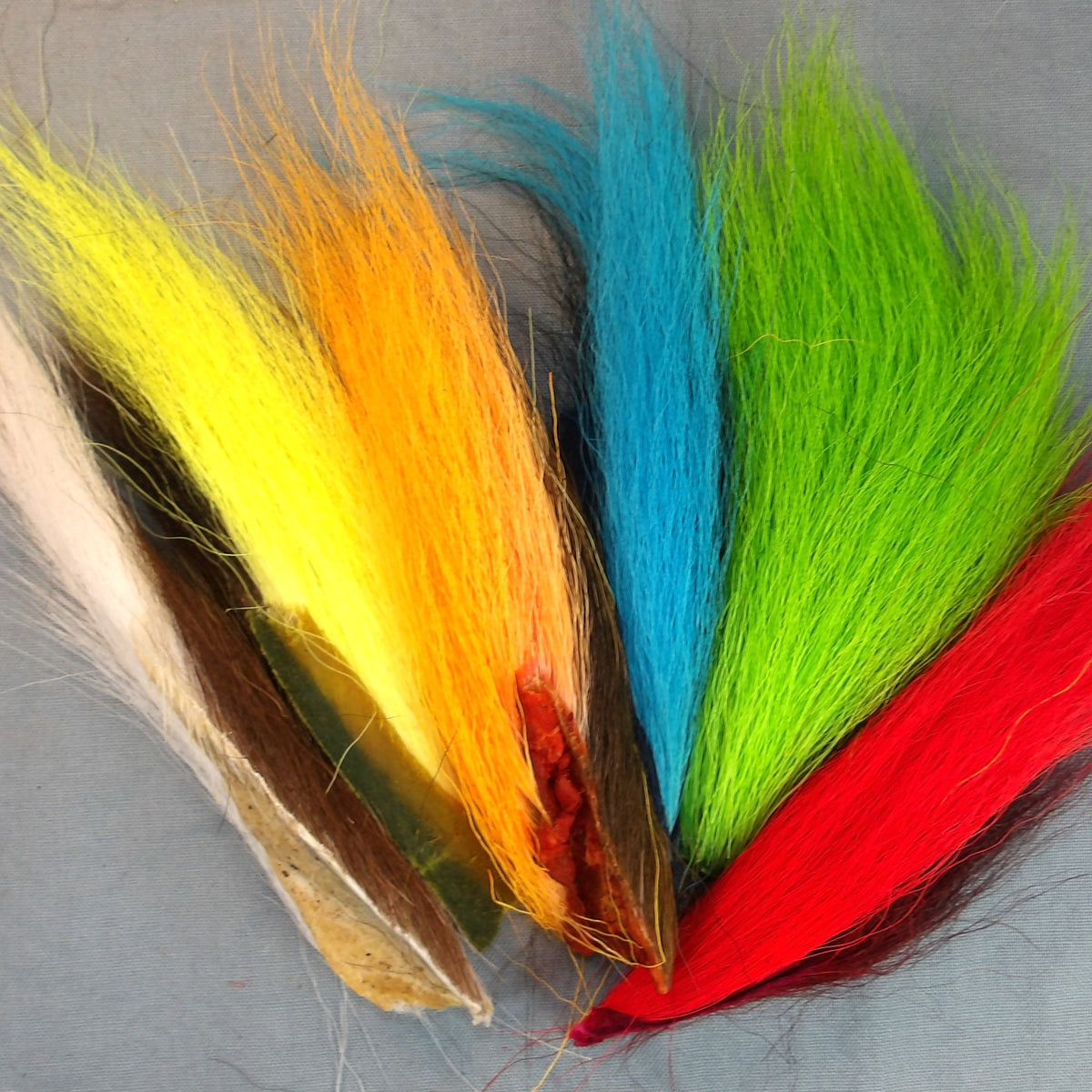 Wapsi Assorted Bucktail Flouresent Colors