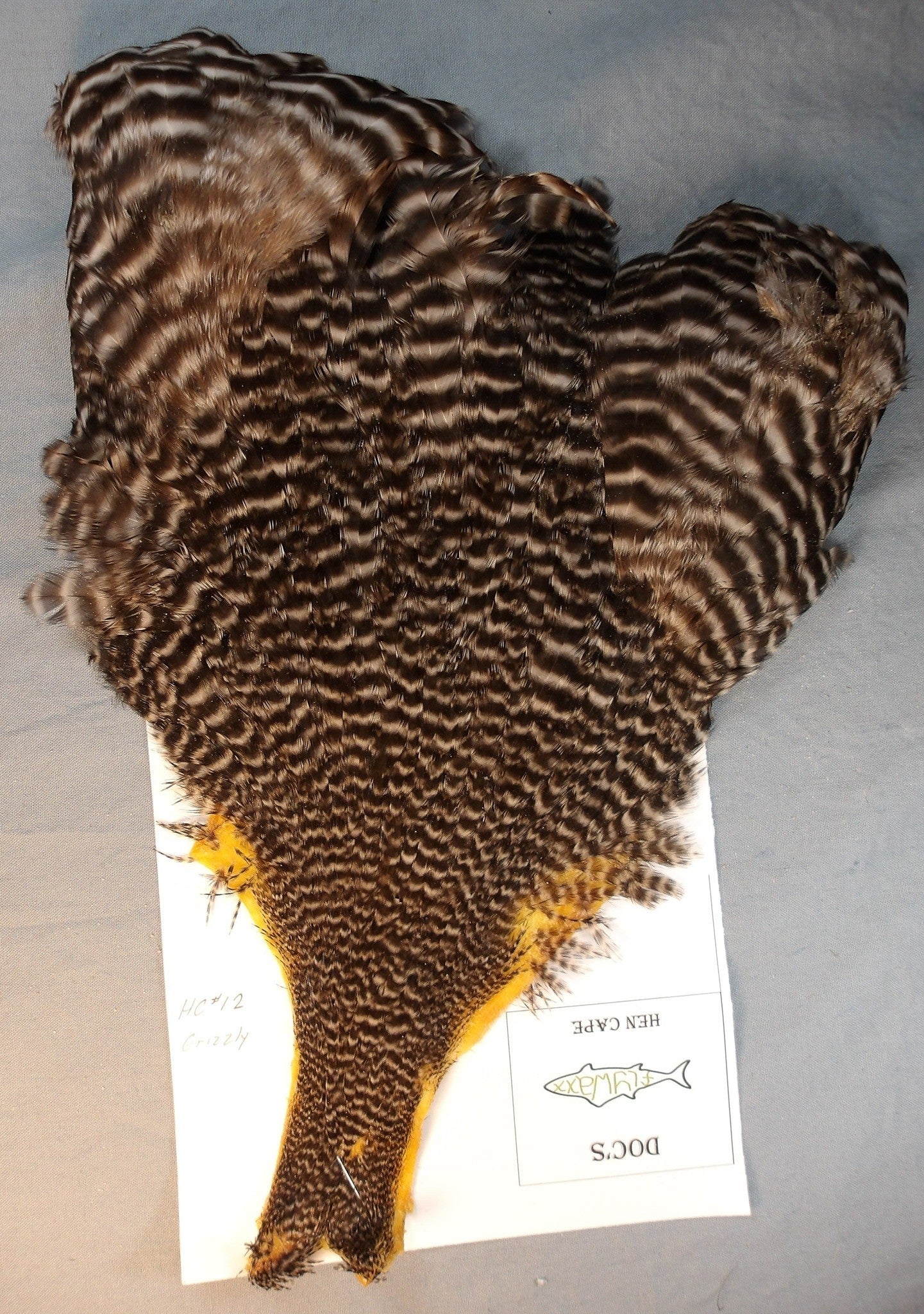 Doc's Hen Cape #12 Grizzly