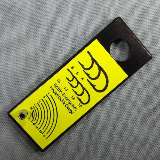 Griffin Hook and Hackle Guage