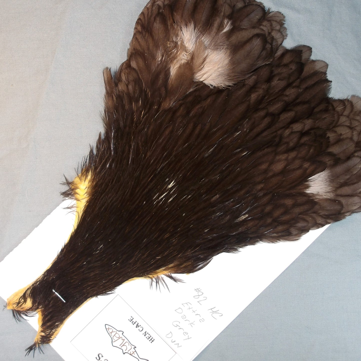 Doc's Hen Cape # 82 Dark Grey Dun