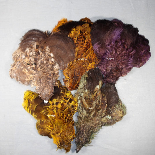 Ruffed Grouse Cape ( Natural & Dyed)