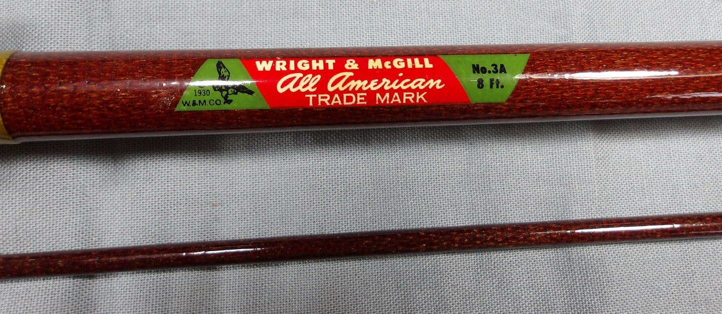Wright and McGill 3A All American 8' 6/7 wt.