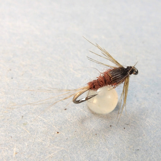 Classic Little Red Quill Nymph