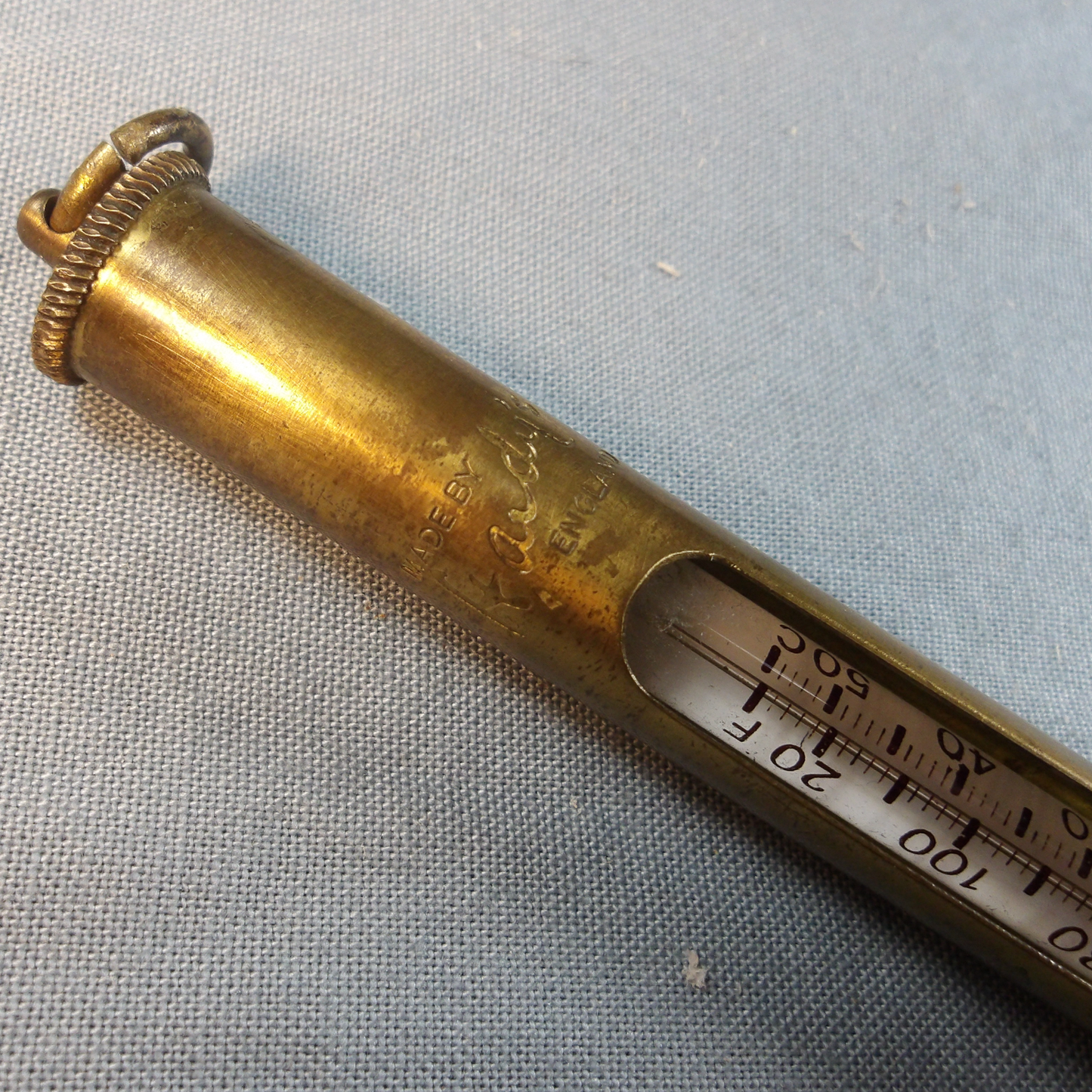Hardy Brass Thermometer