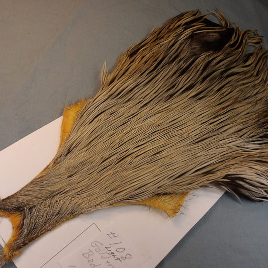 Doc's Rooster Cape # 108 Light Golden badger