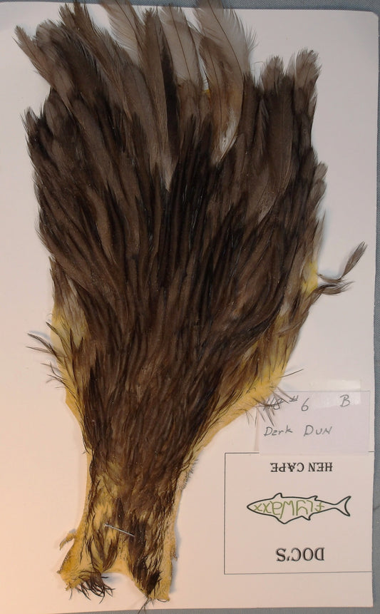 Doc's Hen Cape # 6 Dark Dun