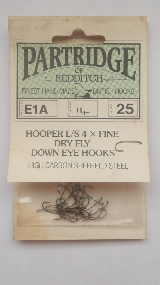 Partridge E1A 4X fine Dry Fly Hook