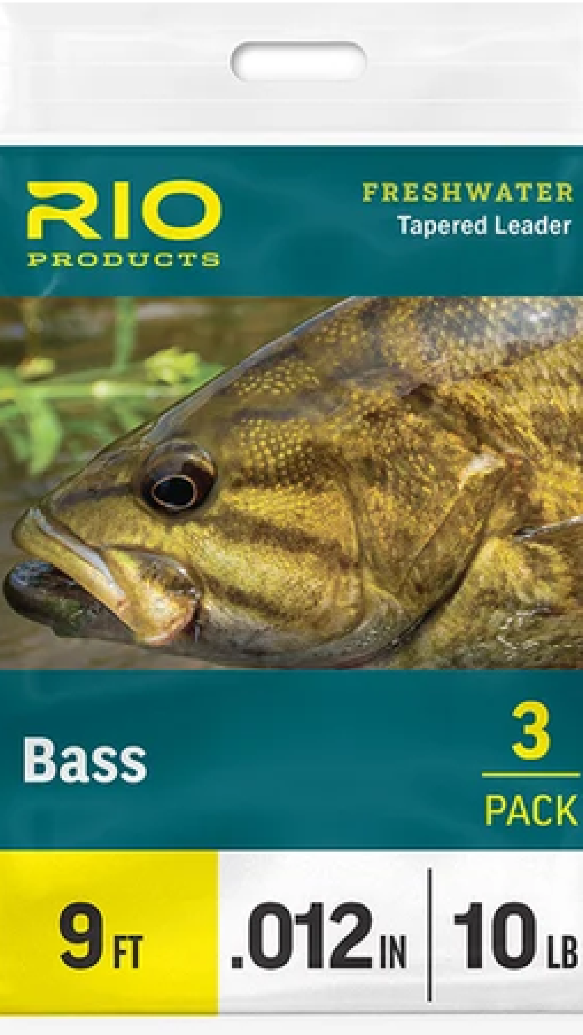 Rio Bass Tapered Leader 9'