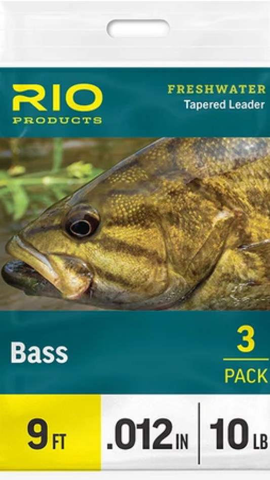Rio Bass Tapered Leader 9'