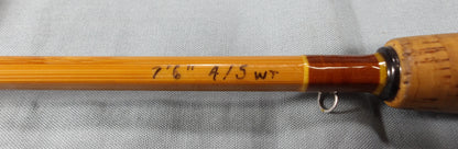 Bill Sillin 7' 6" Bamboo Fly Rod