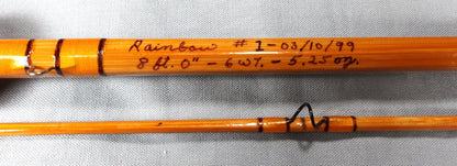 Mike Simcik 8' 6 wt. Bamboo Fly Rod