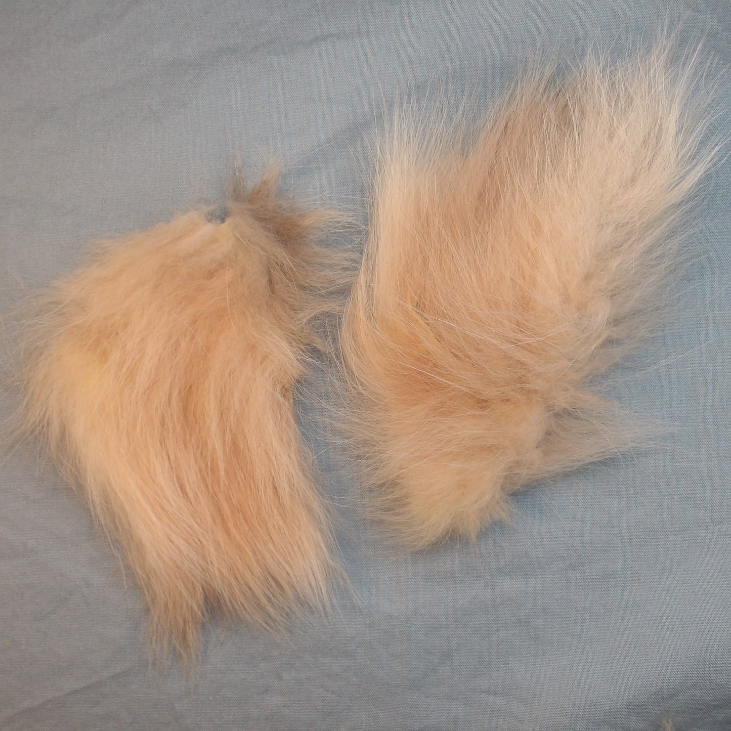 Red Fox Belly Fur / Natural Pink