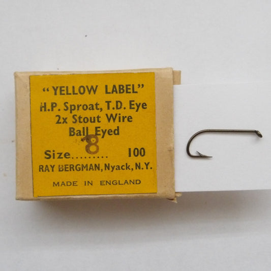 Ray Bergman Yellow Label Wet Fly Hooks