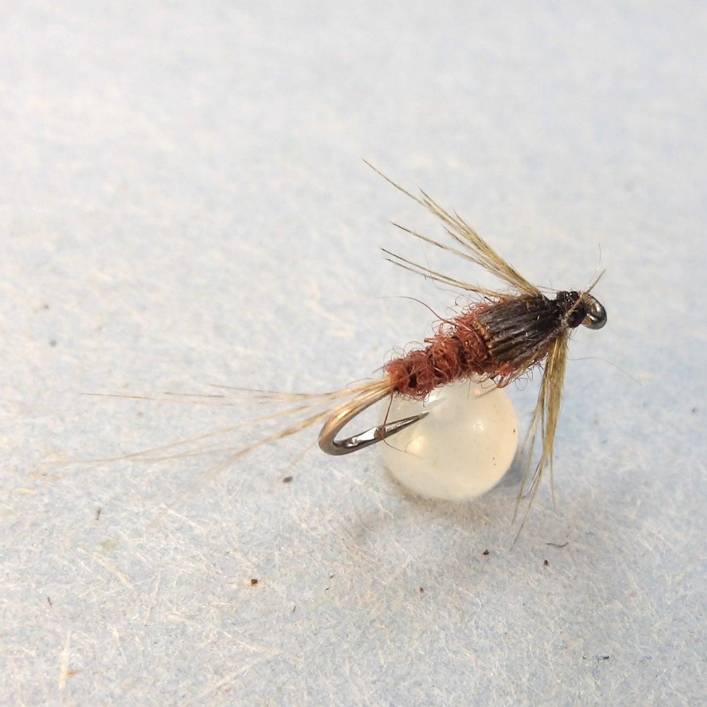 Classic Little Red Quill Nymph