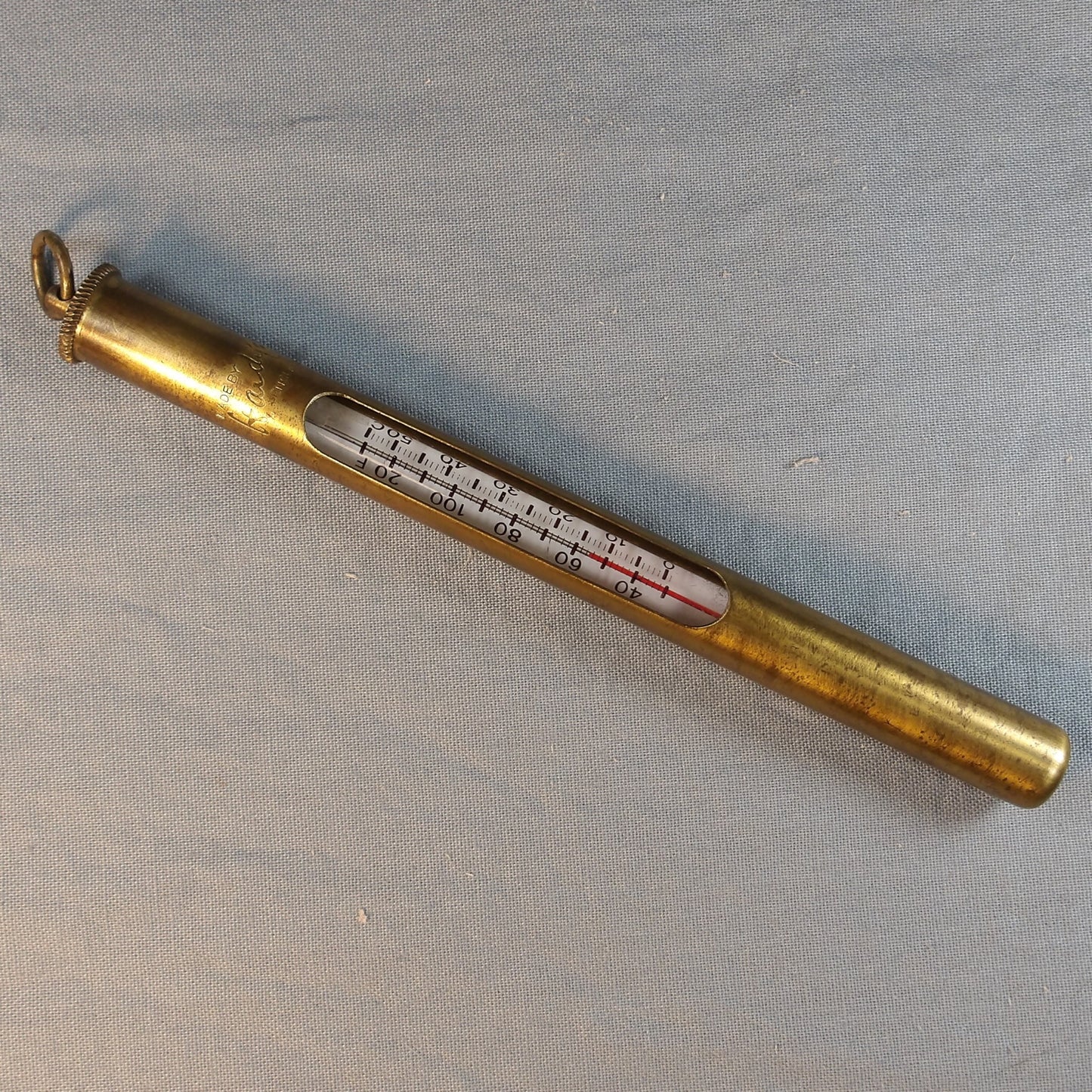 Hardy Brass Thermometer