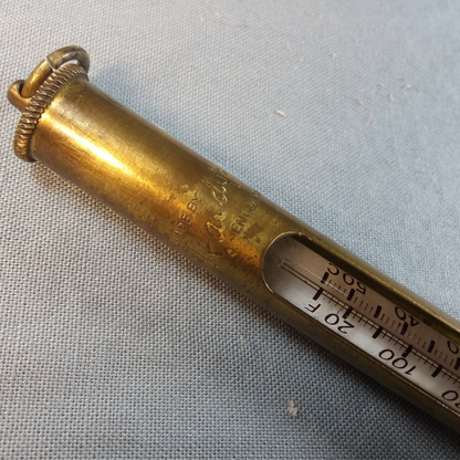 Hardy Brass Thermometer
