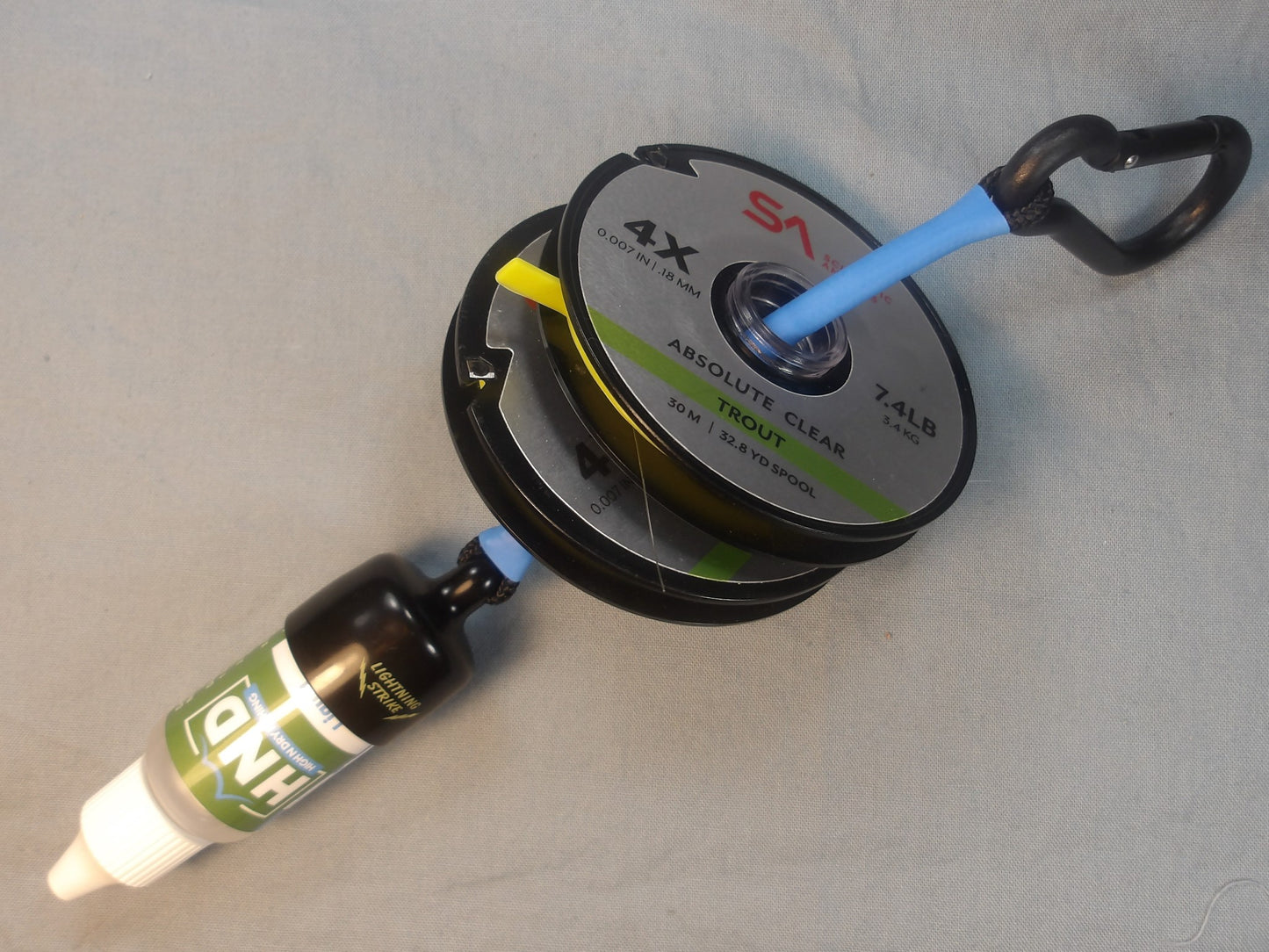 Tippet Retainer with Floatant Holder