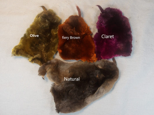 Mole Skins ( natural & dyed)