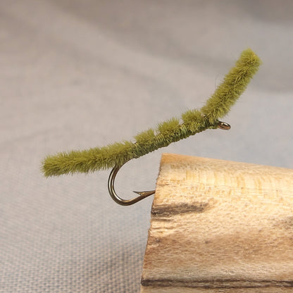 Inch Worm  Chartreuse and Olive