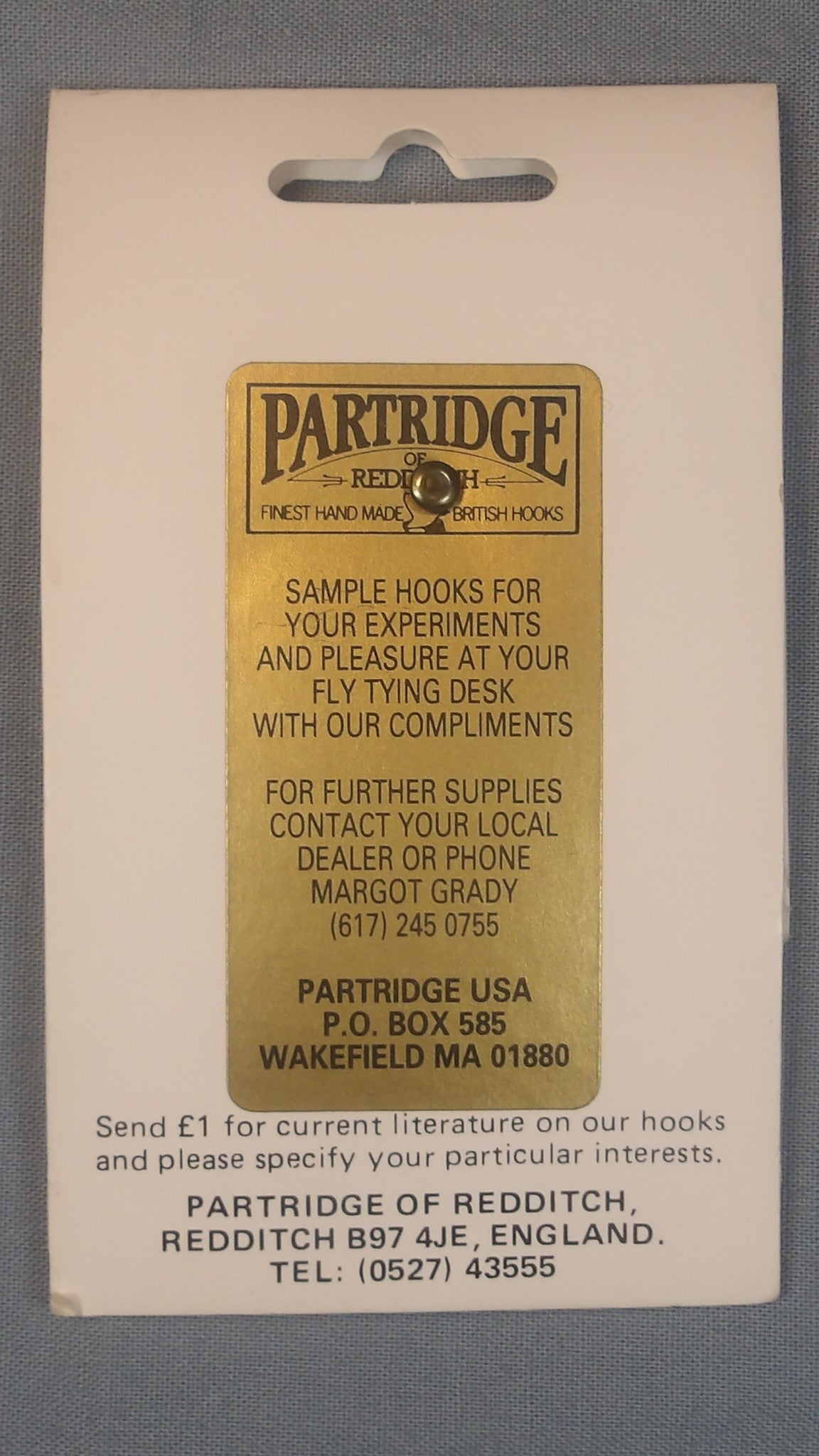 Partridge Patch and Hooks