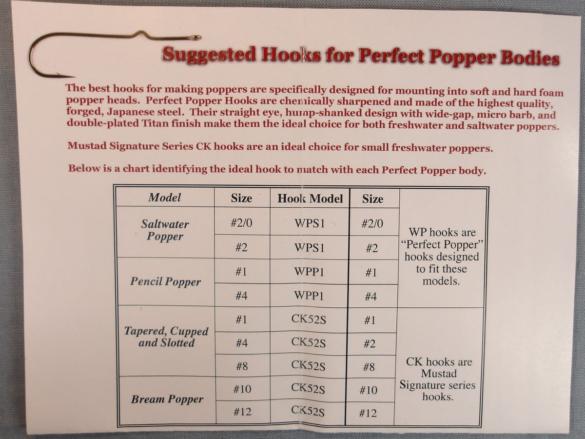 Perfect Popper Hard Foam Slotted