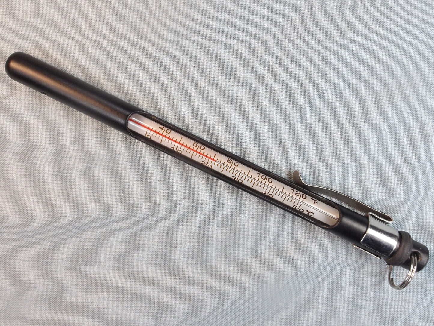 Stream Thermometer with Ring and Pocket Clip